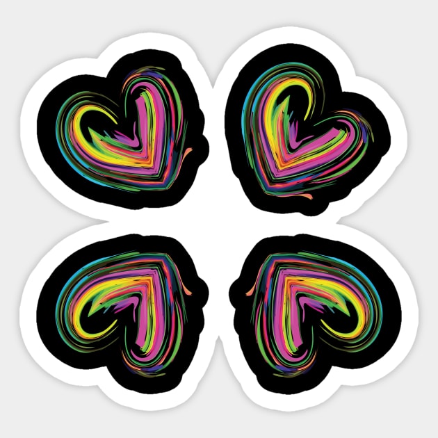 Heart of Lightness Clover Sticker by DreamsofDubai